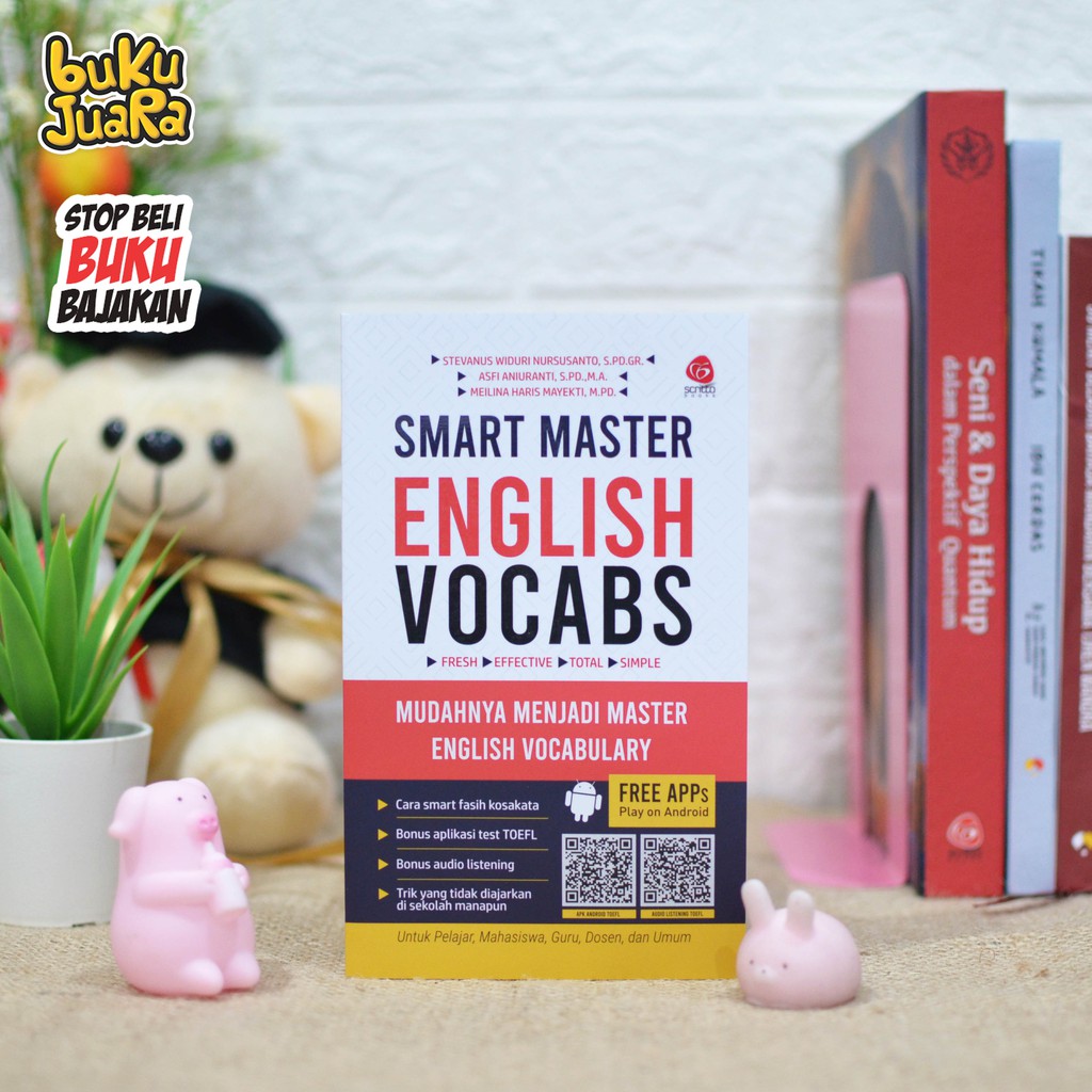 PAKET 2 BUKU SMART MASTER ENGLISH VOCABS & SIMPLE GRAMMAR Mudahnya Belajar Vocabulary Inggris-1