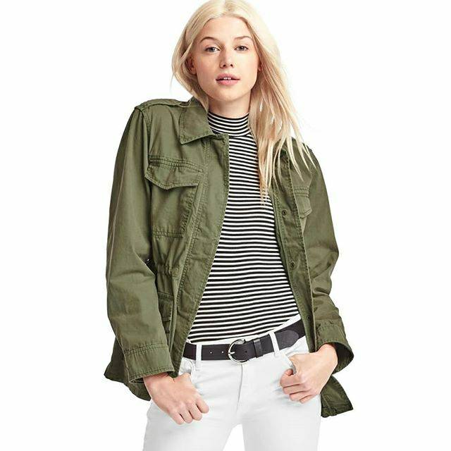 Jaket Parka GAP Women Utility Jacket Original