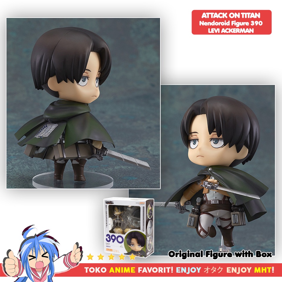 Original Attack On Titan AOT Nendoroid 390 - Levi Ackerman