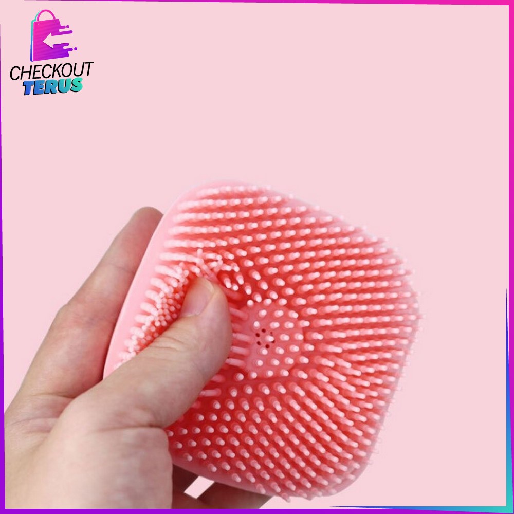 CT C284 Sikat Mandi Silikon Sikat Mandi Badan Perlengkapan Mandi Brush Spons Mandi Shower Dispenser Sabun Mandi Portable