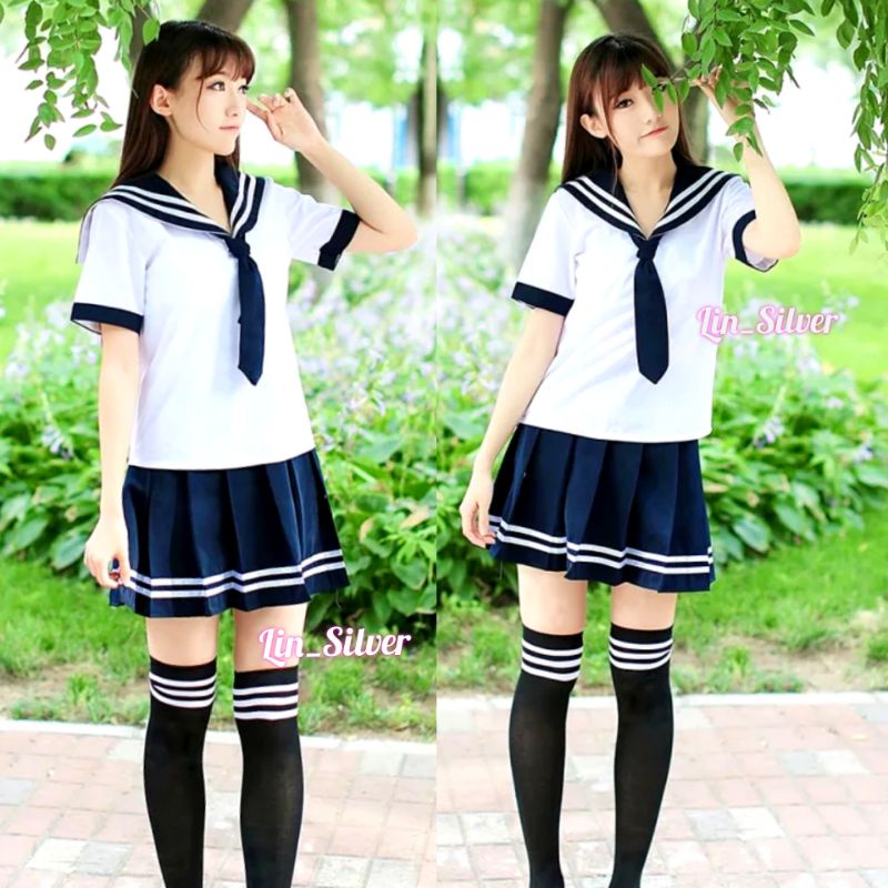 Kostum Cosplay Siswa Pelajar Murid Jepang Set