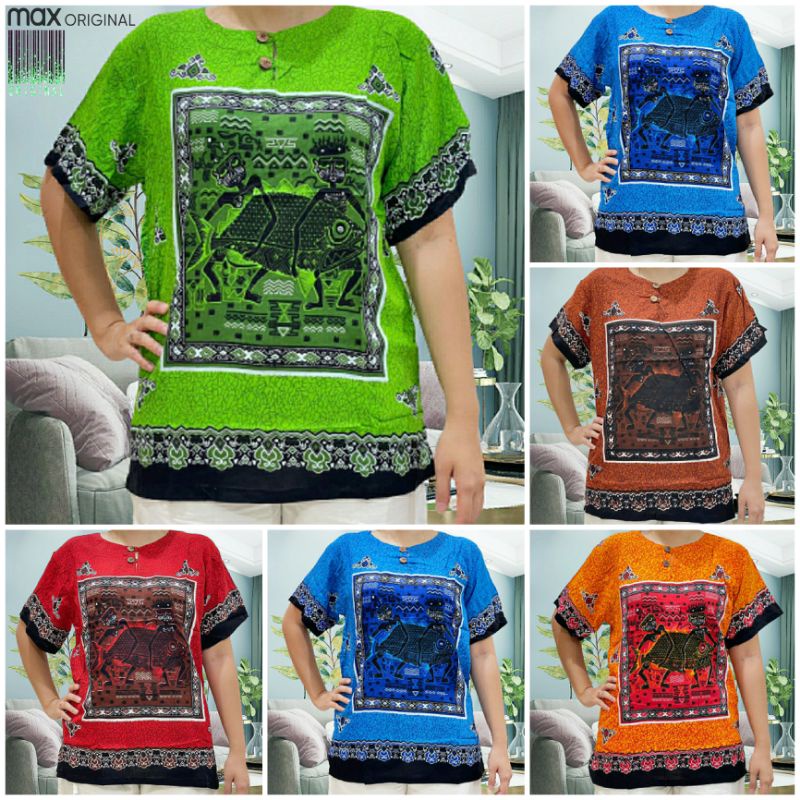 kaos barong cowok cewek baju barong baju bali barong warna size XL besar bahan rayon super lembut dan adem