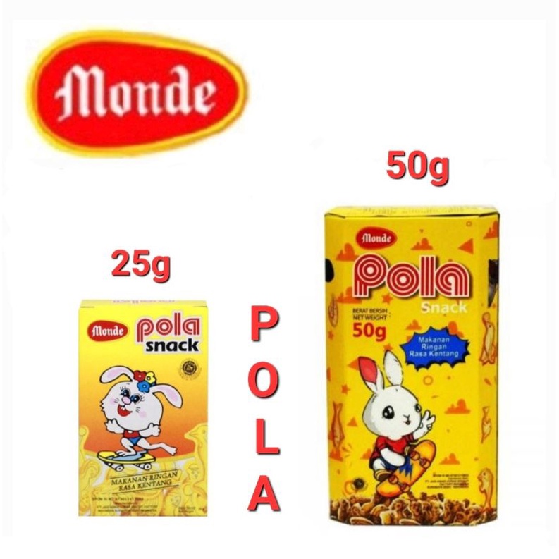 

Monde Pola Snack - Pola 25g 50g - Monde Pola Rasa Kentang