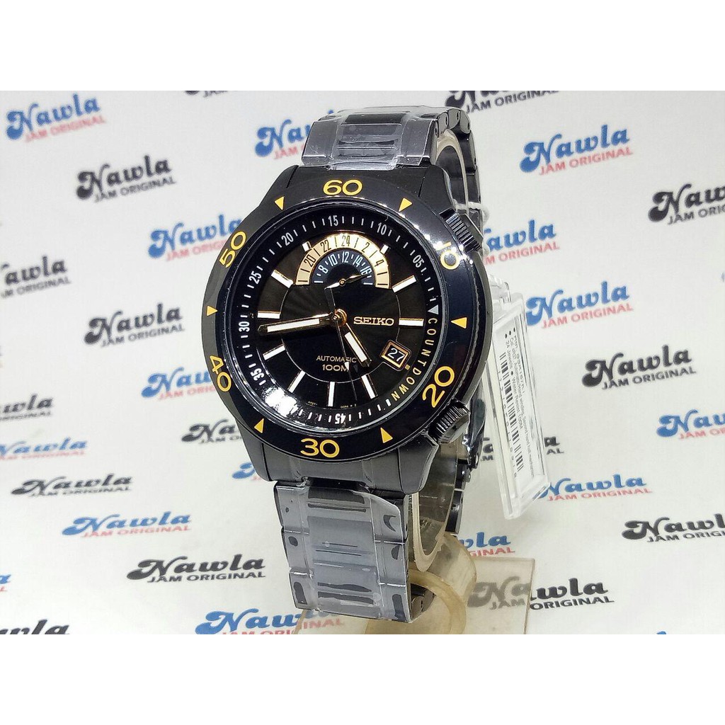 Seiko Superior SSA187K1 Automatic Black Ion Plated | Jam Pria SSA187