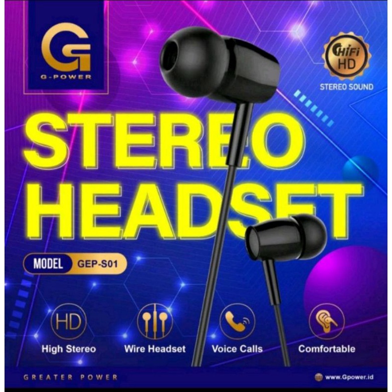 HF HANDFREE G-POWER GEP-S01 SUPERBASSS