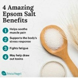 Epsom Salt / Garam Epsom Bath Salt 250 gram (untuk berendam)