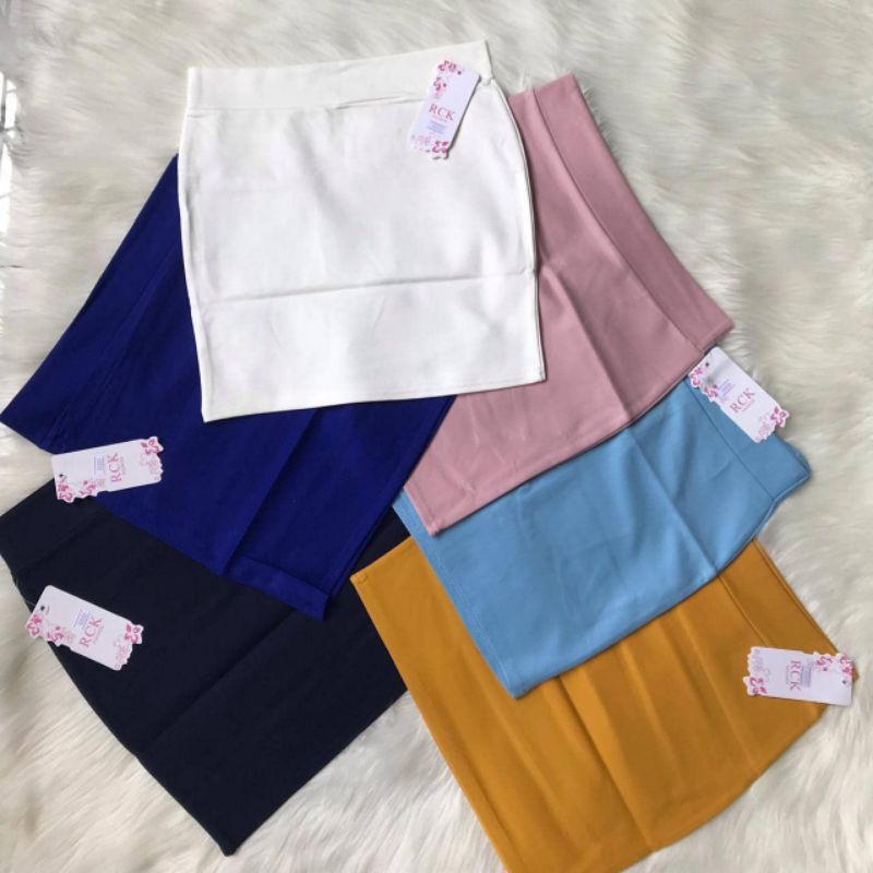 ready rok mini span wanita / mini skirt warna hitam / rok pendek penyanyi