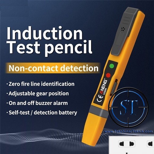 Tester Pen Tespen Non Contact AC VD806 1000V Electric Tes Pena Voltage Detector Listrik Sirkuit Induksi Tester LED Pensil Pencil