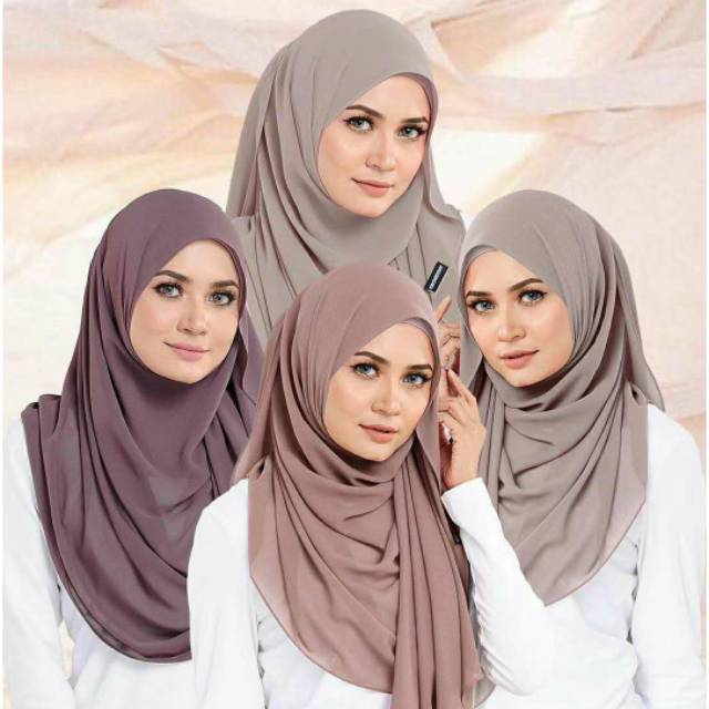 pashmina airflow Pashmina instan bahan heavy babydoll hijab langsung pakai a55