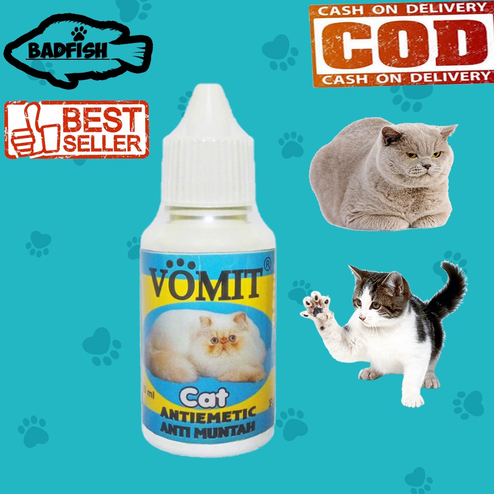 OBAT KUCING MUNTAH FLU DAN MABUK AMPUH - VOMIT C