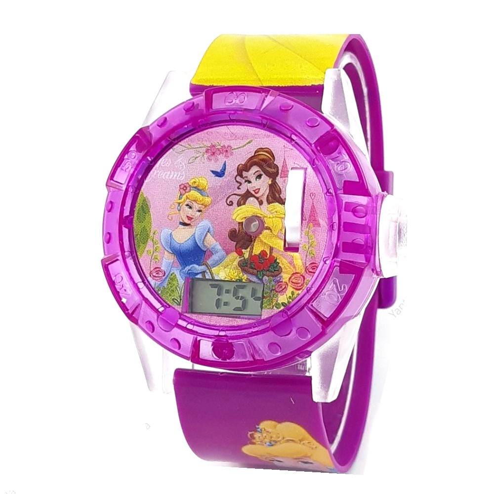 Jam tangan anak PRINCESS LED Proyektor GROSIR MURAH