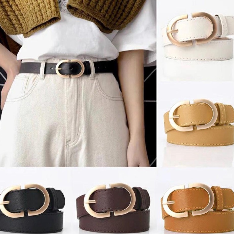 HOPYLOVY - Ikat Pinggang Vintage Belt Jeans Unisex / Belt Kekinian Fashion Korea Marvey