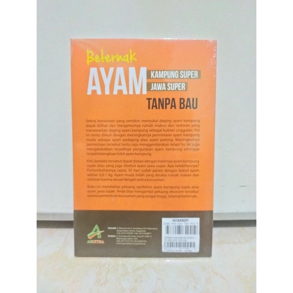 Buku Beternak Ayam Kampung Super Jawa Super Tanpa Bau