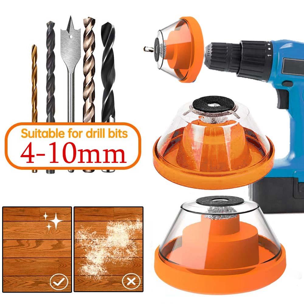 Lanfy Bor Listrik Penutup Debu 4-10mm Orange Power Alat Impact Hammer Anti-Selip Spons Kolektor Debu