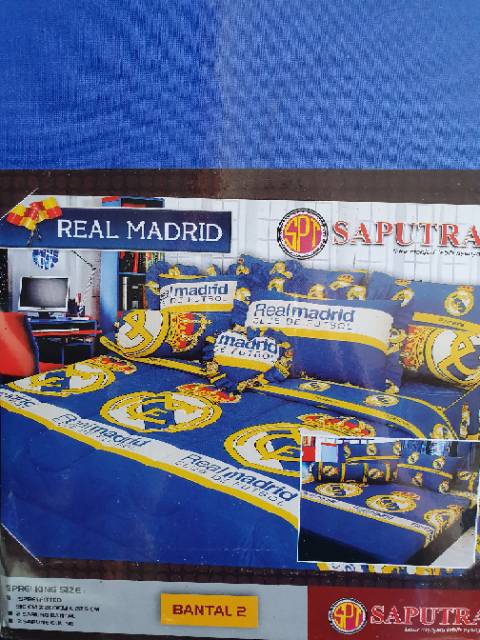 Sprei Saputra motif Sepakbola 180 dan 160