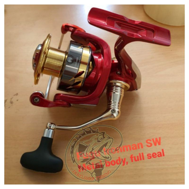 reel fugu iron man 2000 3000 power hendel
