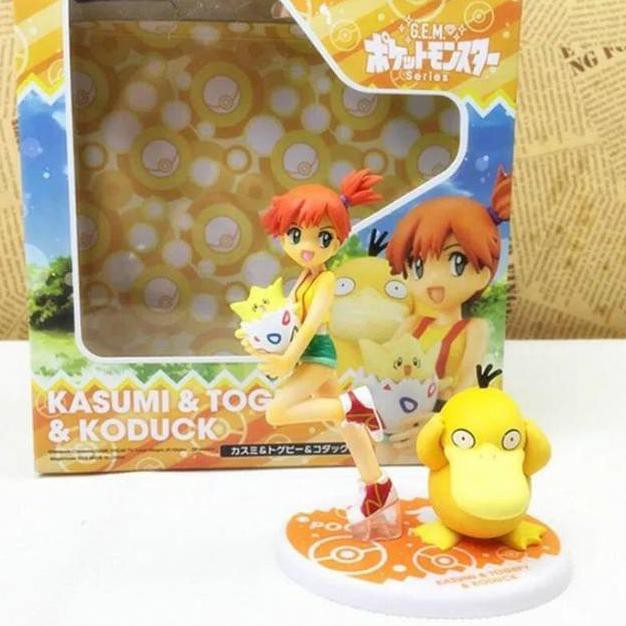 Misty Psyduck Togepi Action Figure Pokemon Ayo Beli