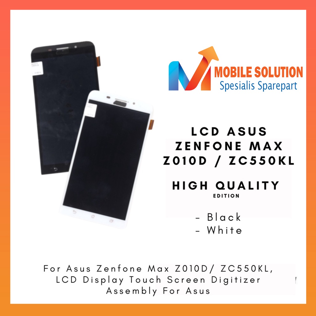 Grosir LCD Asus Zenfone Max  LCD Asus Zenfone Z010D  LCD Asus Zenfone ZC550KL ORIGINAL 100%  Fullset Touchscreen Garansi 1 bulan + packing / Bubbel