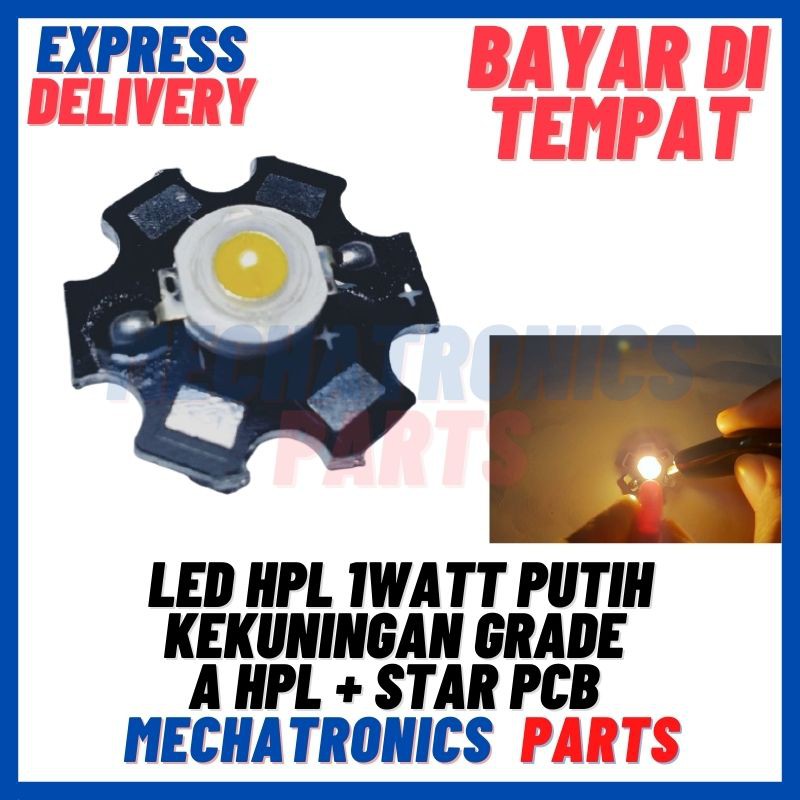 [DSP-9233] LED HPL 1WATT PUTIH KEKUNINGAN GRADE A HPL + STAR PCB AQUASCAPE DECORATION