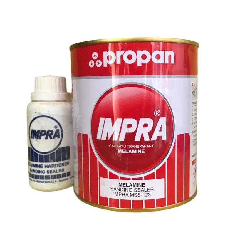 

CAT PROPAN IMPRA MELAMINE SANDING SEALER ML-123 kemasan 1 LITER + HARDENER