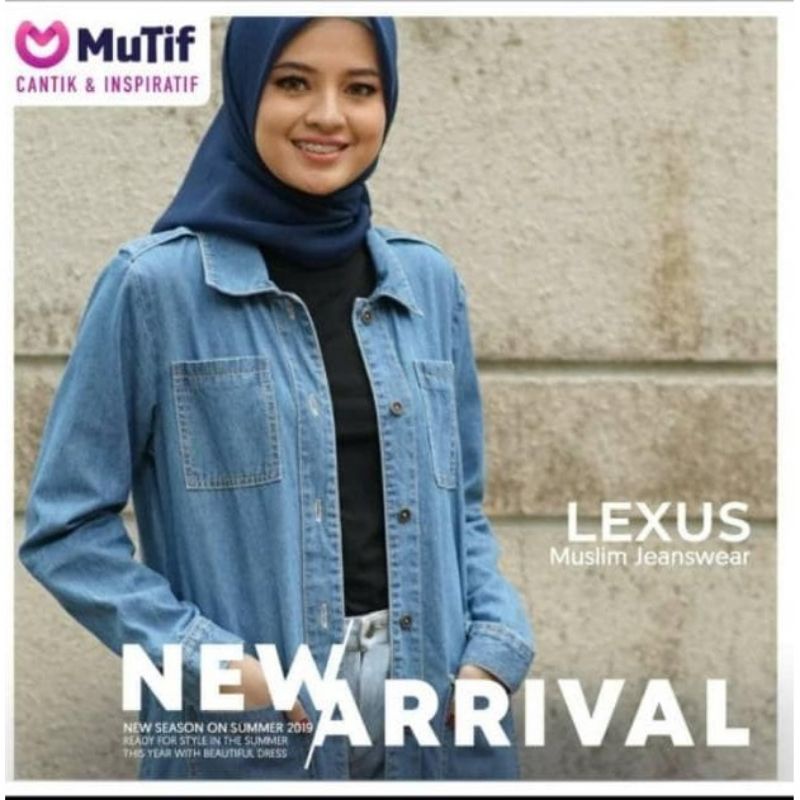 ATASAN TUNIK DENIM LEXUS © MUTIF