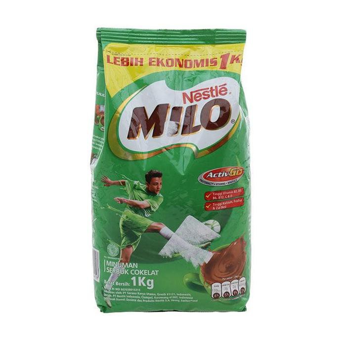 

[[BISA COD]] MILO SUSU ACTIV GO POUCH 1KG TERPERCAYA Kode 1173