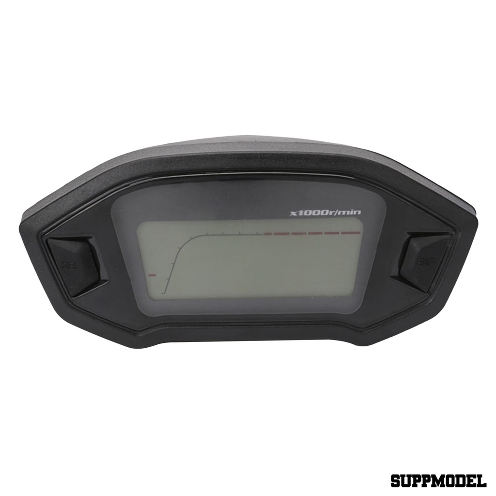 Spm Speedometer Odometer Techometer Bensin Layar Lcd Backlight 7 Warna Untuk Motor