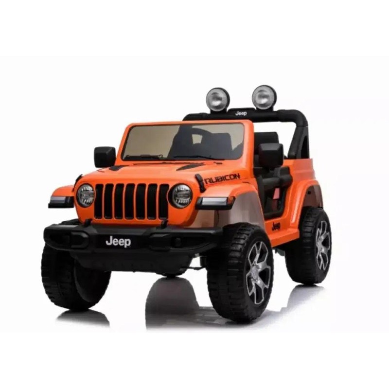 Mobil Aki Mainan Jeep Rubicon Wrangler JWR-555 Orange