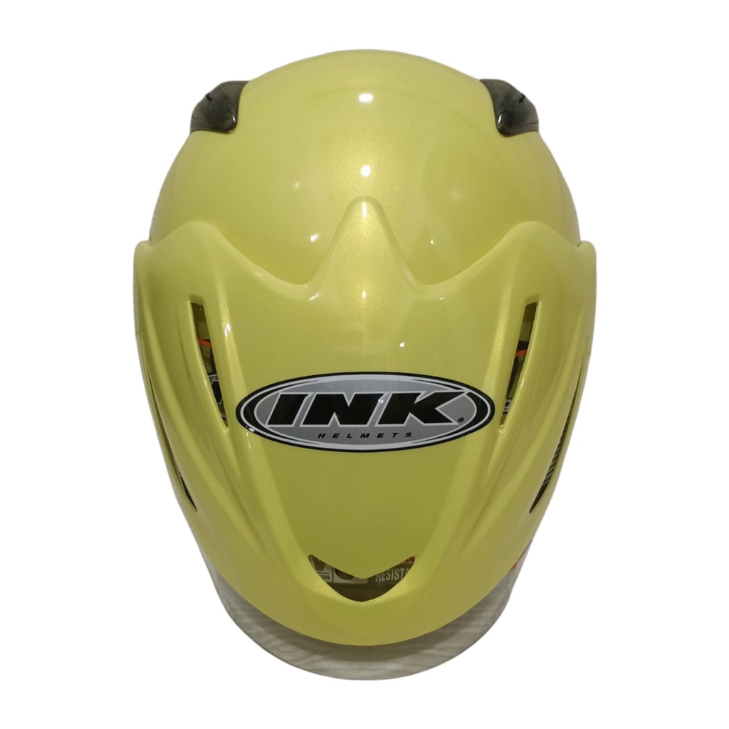 HELM INK CX 22 LIGHT YELLOW CREAM GOLD ORIGINAL HELM INK CX22 LIGHT YELLOW HELM INK TOPI ASLI ORI GARANSI SNI