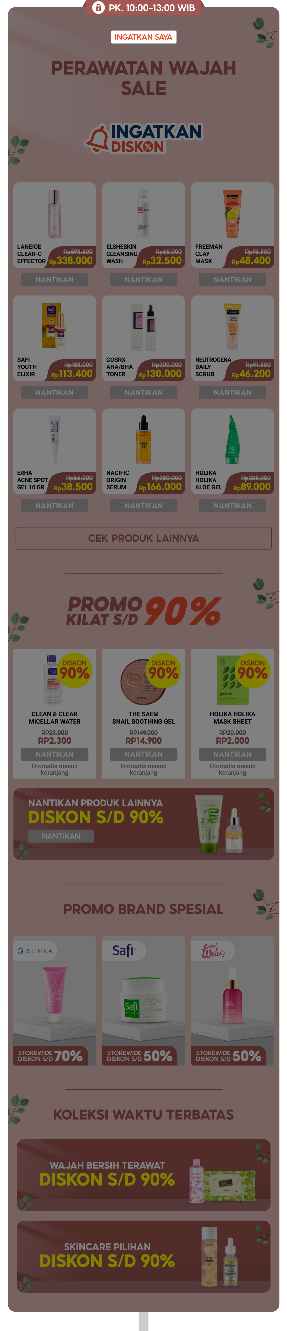 12.12 Beauty Brand Sale | 12 Des