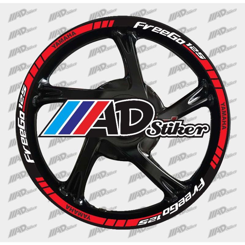 CUTTING STICKER LIST VELG YAMAHA FREEGO