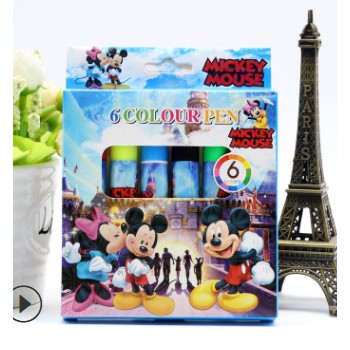 Spidol warna disney #YOYO803--6 warna kecil