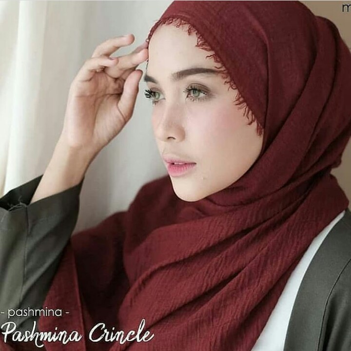Pashmina Crinkle Rawis Ori Pashmina Krinkel