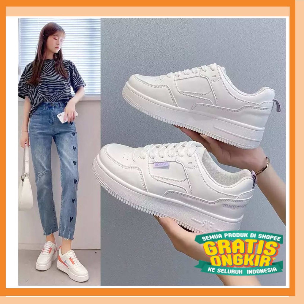 SNEAKERS SEPATU WANITA FASHION REMAJA KEKINIAN OOTD/ Sepatu Sneakers 2022 Sepatu Wanita Korea Sepatu