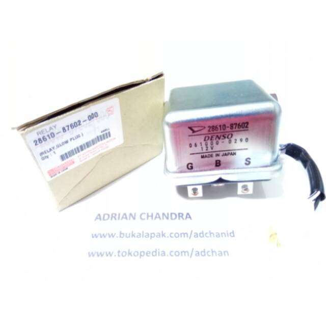 Jual Relay Glow Plug Daihatsu Taft F50 Indonesia|Shopee Indonesia