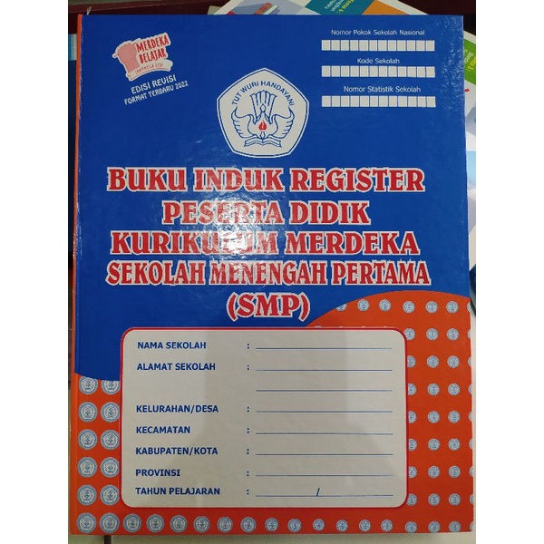 

Terbaru//Buku Induk Register siswa SMP Kurikulum Merdeka isi 50 siswa