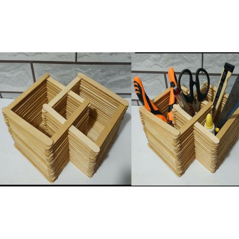 

RAK TEMPAT PENSIL PULPEN STICK ES KRIM