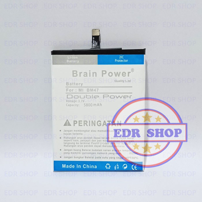 Batre Double Power Xiaomi Redmi 4X BM47 Batu Battery Baterai Tanam