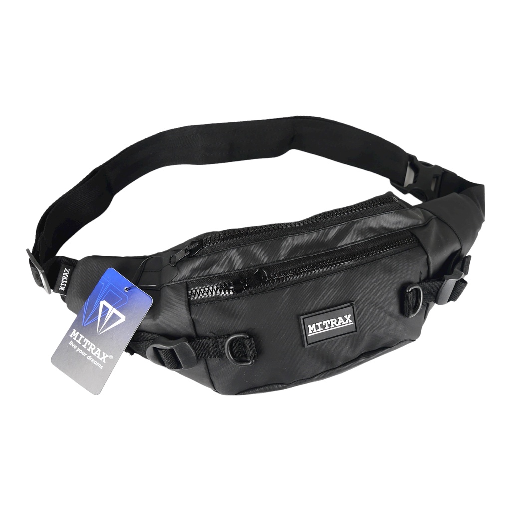 Waist Bag Mitrax Klotho Bahan Bimo Anti Cipratan / Waterproof! Tas Pinggang / WaistBag Pria dan Wanita!