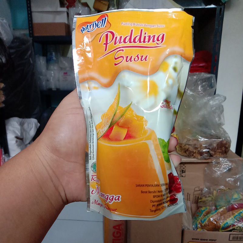 

nutrijell pudding susu rasa mangga