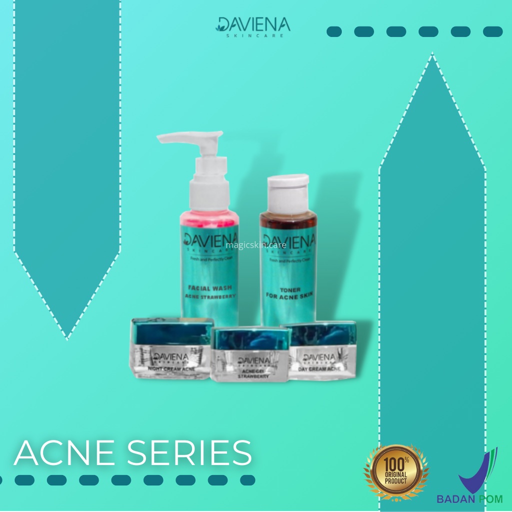 ACNE SERIES DAVIENA SKINCARE | PAKET ACNE SERIES DAVIENA | ACNE SERIES DAVIENA