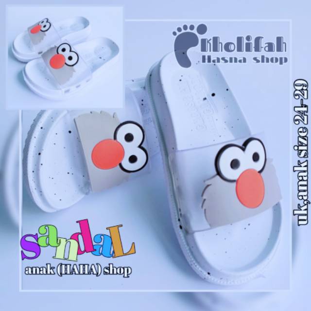 Sandal anak perempuan kokop elmo lucu murah awet DULUK 307D-1 24-29