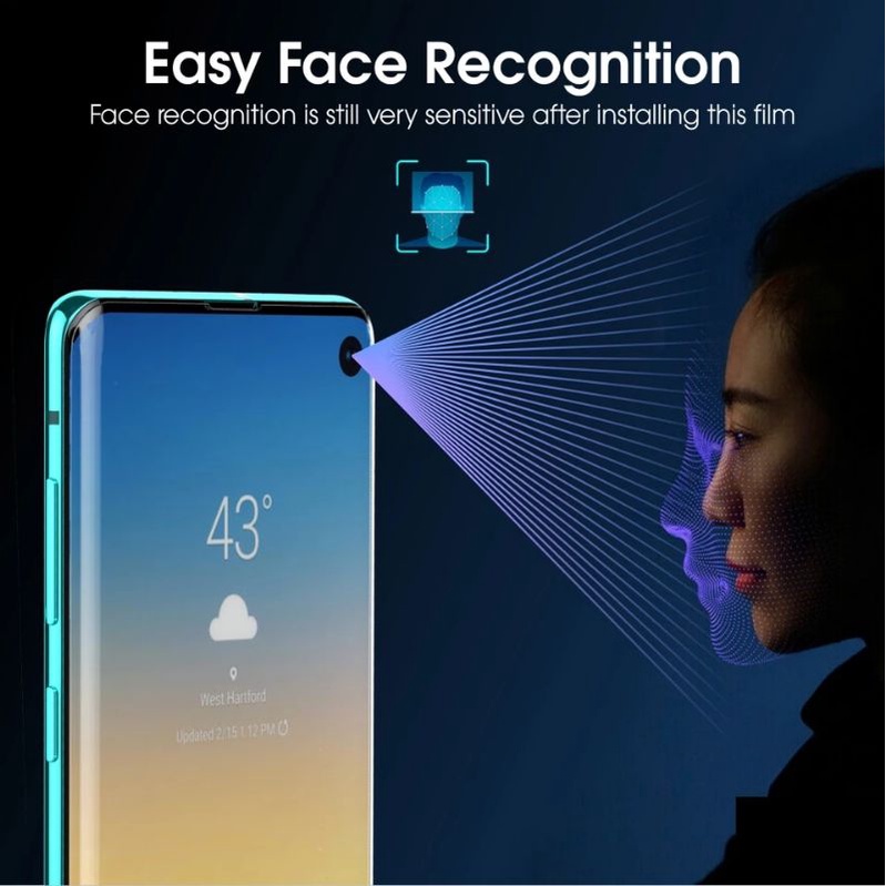 USAMS Hydrogel Anti Gores Blue Light Matte Spy Gaming Vivo Y12 Y12s Y15 Y15s Y17 Y19 Full Layar