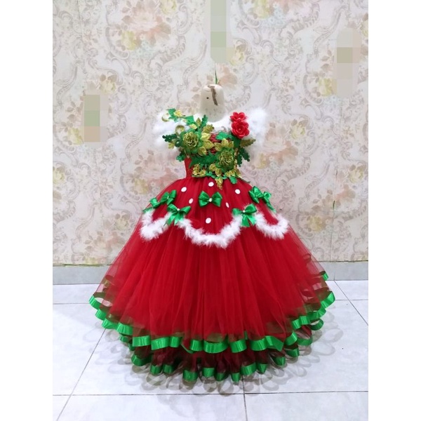 gaun anak tema natal