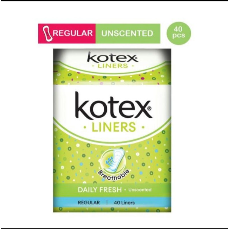 Kotex Pantyliner Regular 40 Pcs