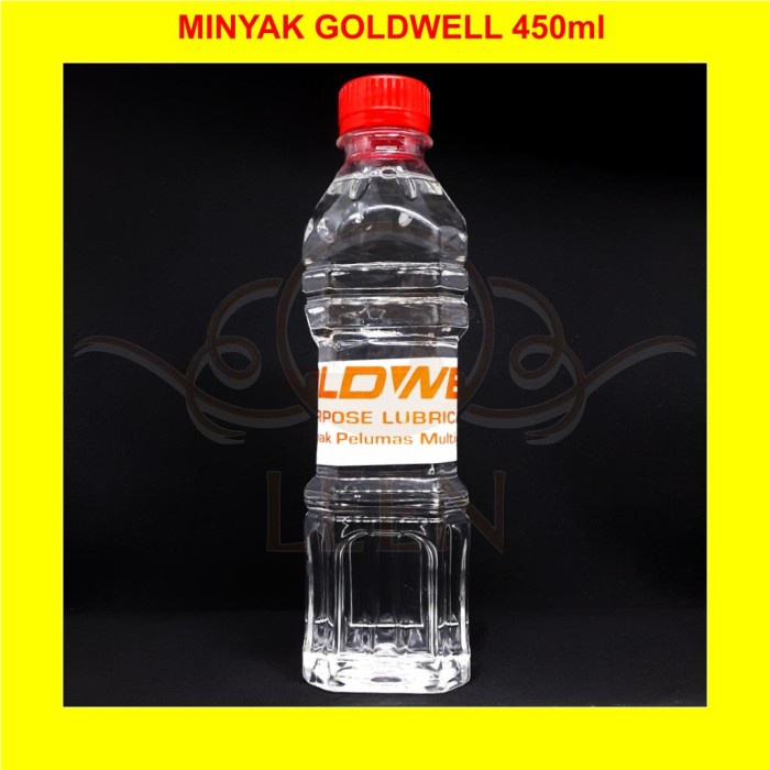 Minyak Pelumas Oli Mesin Jahit GOLDWELL 450 All Purpose Oil 450ml LEEN