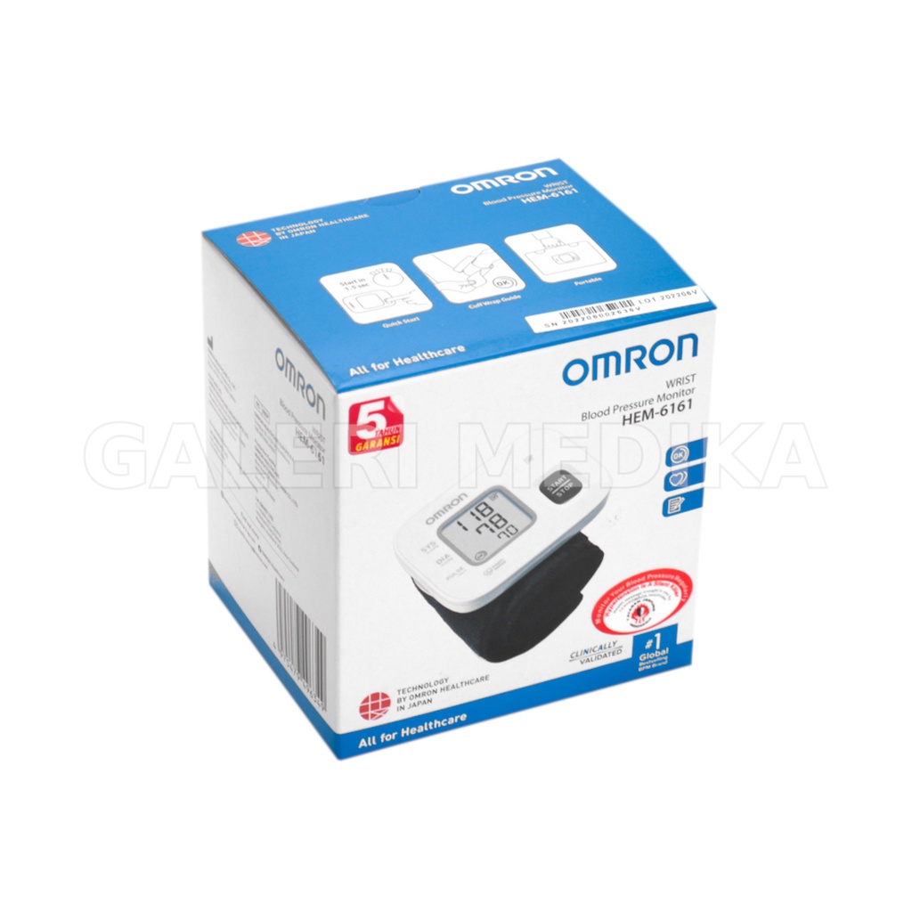 Tensimeter Digital Pergelangan Tangan Omron HEM-6161 / HEM6161 / HEM 6161