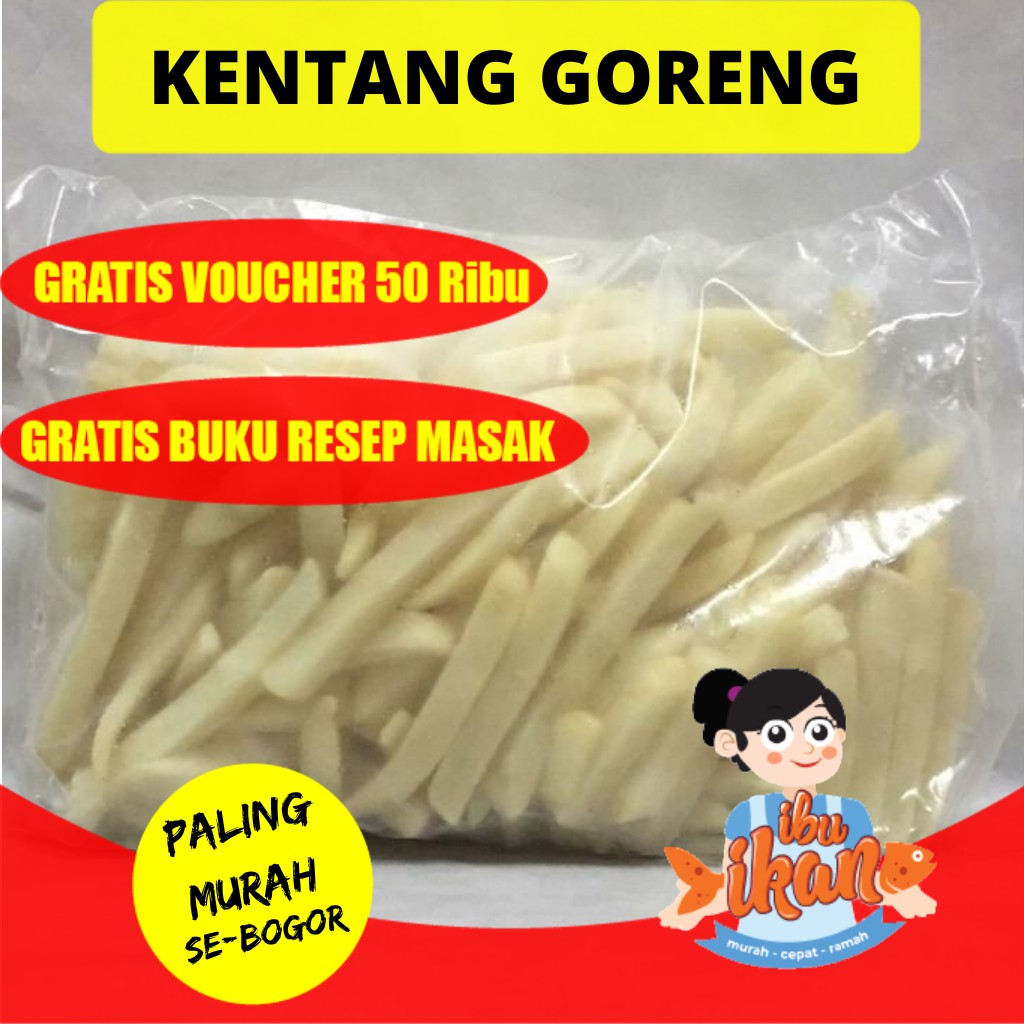 

KENTANG GORENG SHOESTRING MCCAIN 1 KG FRENCH FRIES BEKU SAINGAN FARM MYDIBEL AVIKO