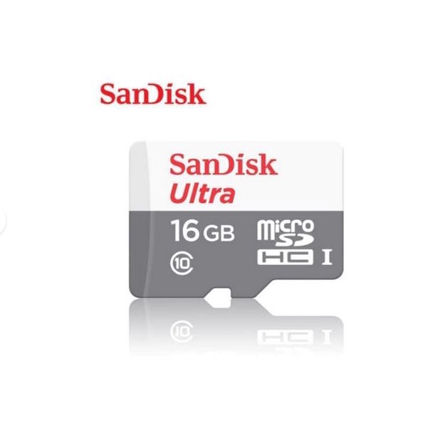 Memory Card Micro SD SANDISK 16GB Class 10 Speed 80 MBPS ULTRA SDHC