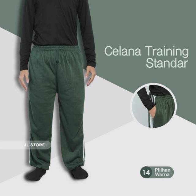 Celana Training Olahraga Bahan Kaos Allsize dan Jumbo